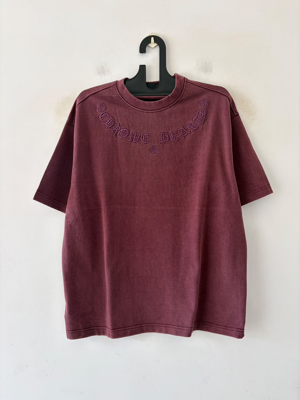 Ember maroon arc tee