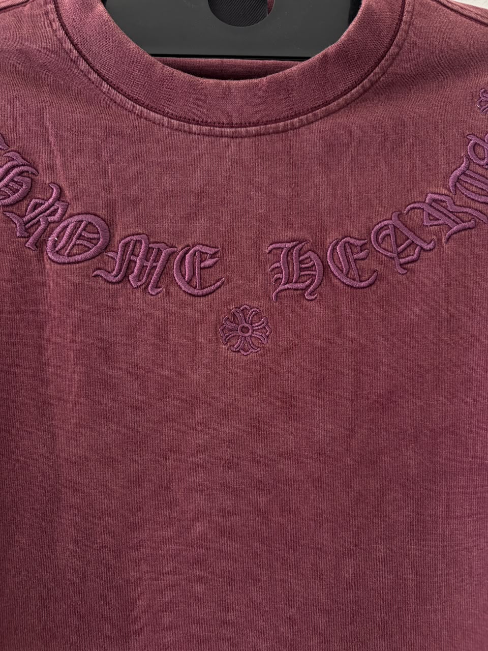 Ember maroon arc tee