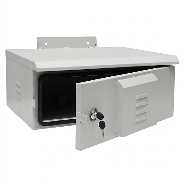 NOVARACK OUTDOOR 4U 550WX400D WITH WALLMOUNT + POLE MOUNT