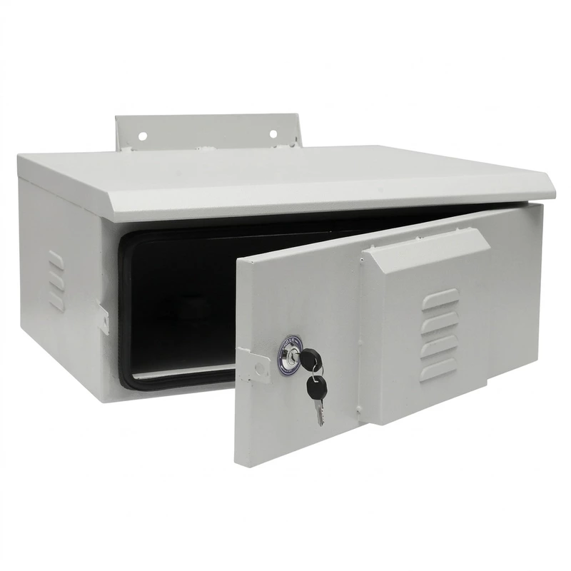 NOVARACK OUTDOOR 4U 550WX400D WITH WALLMOUNT + POLE MOUNT