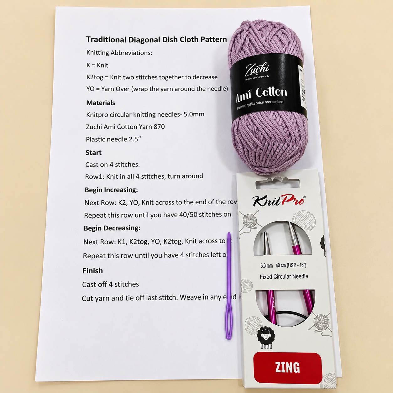 Basic Knitting Kit