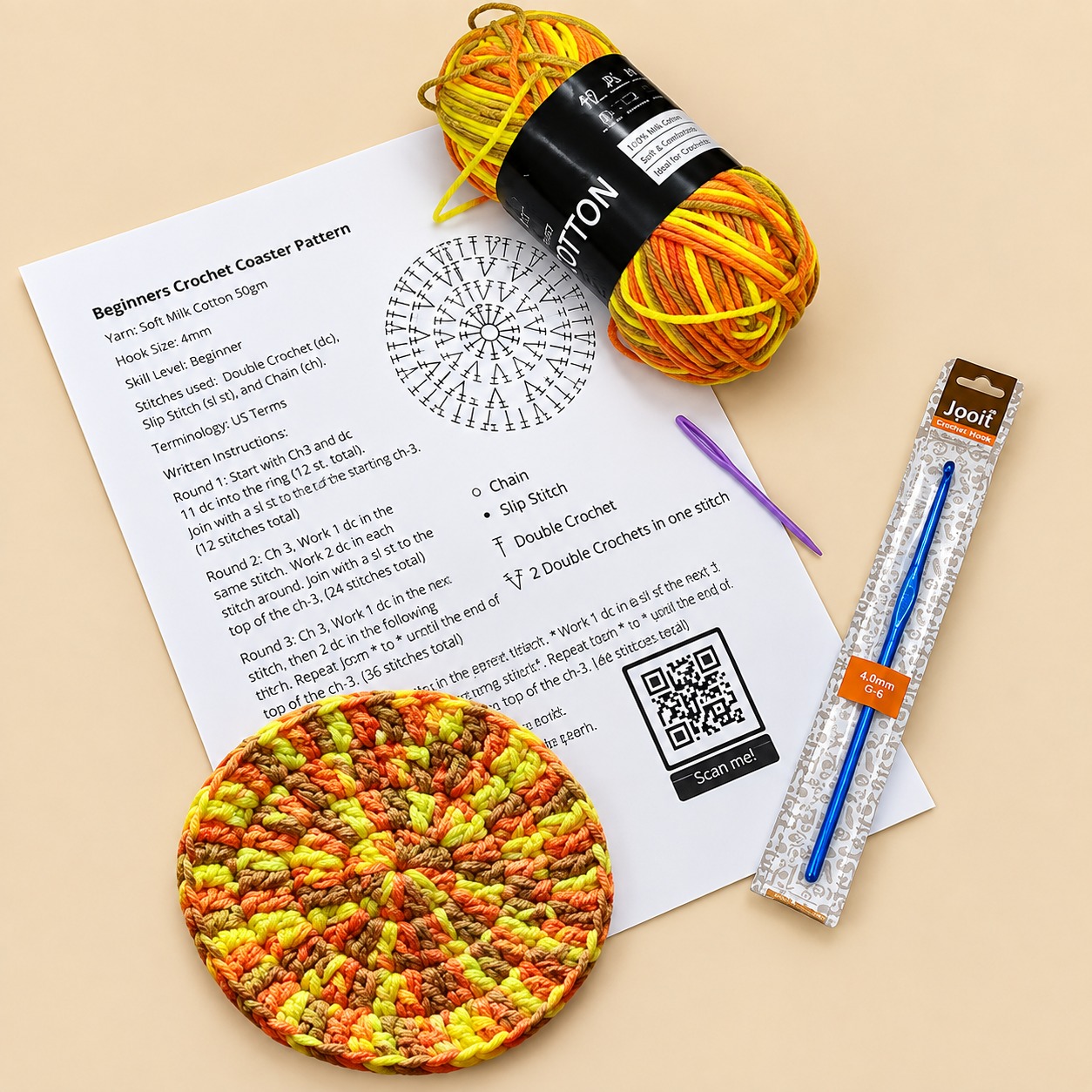 Crochet Starter Kit for Beginners