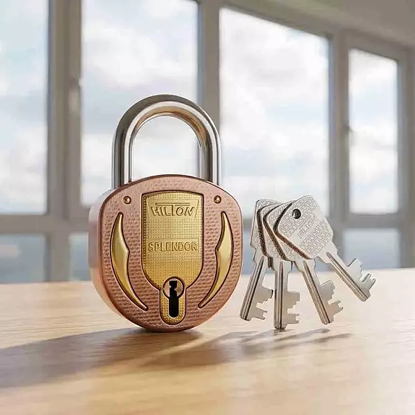 Hilton Padlock Splendour 65mm Antq
