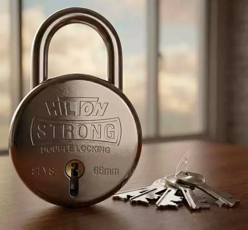 Hilton Padlock Strong 66mm Bcp 4K