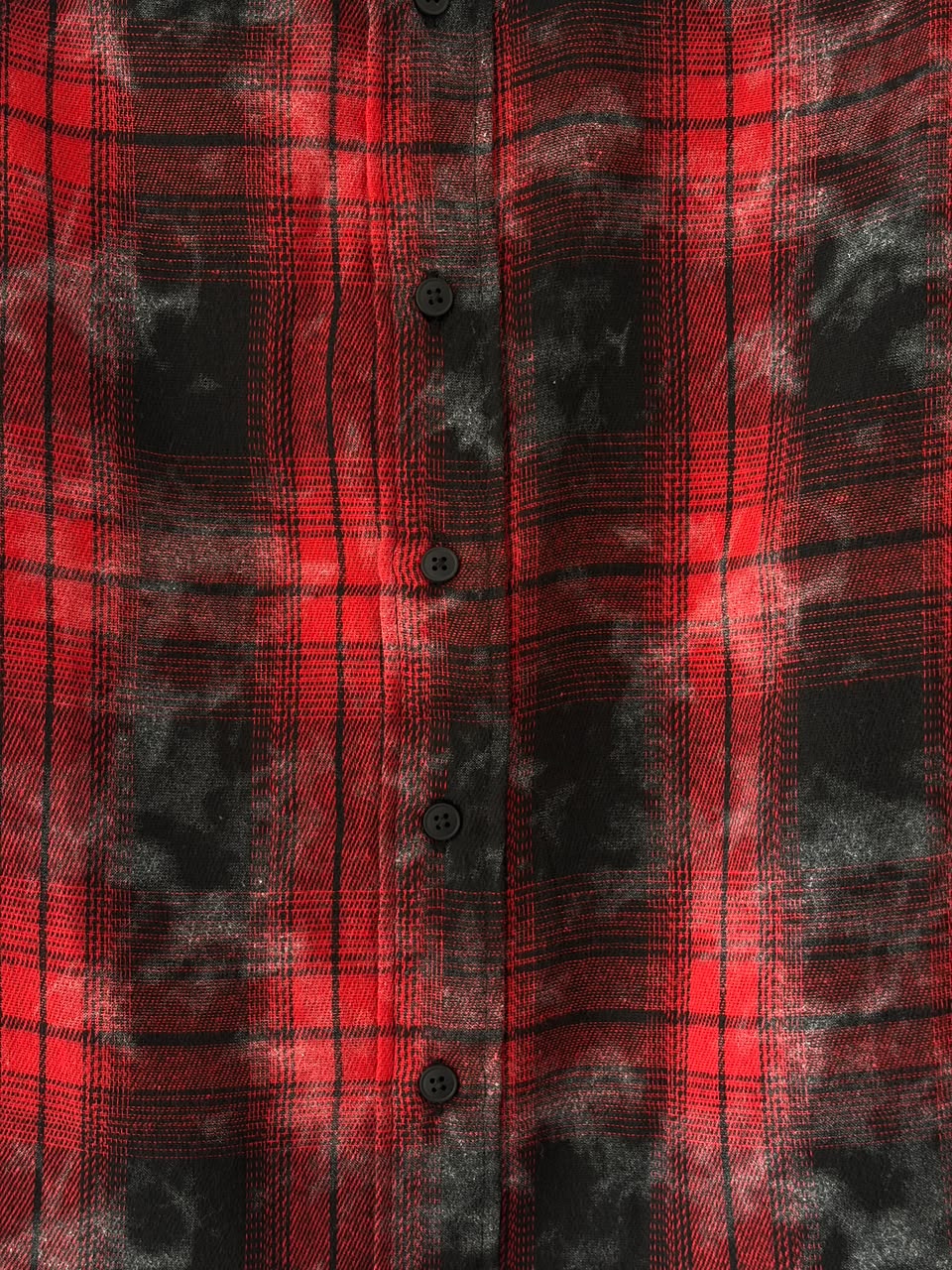 Crimson & smoke washed flannels