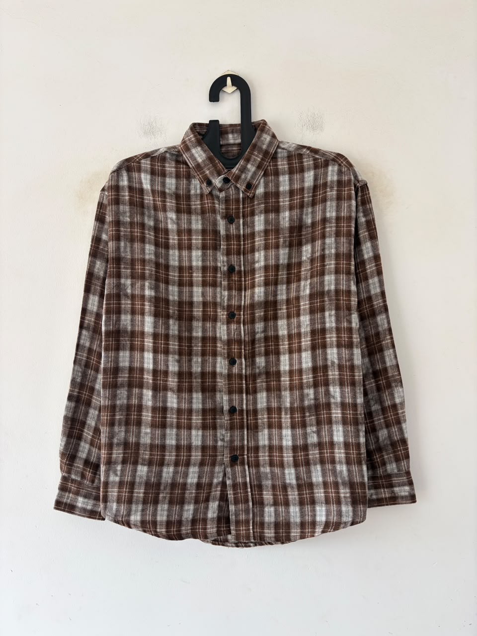 Walnut & frost washed flannels