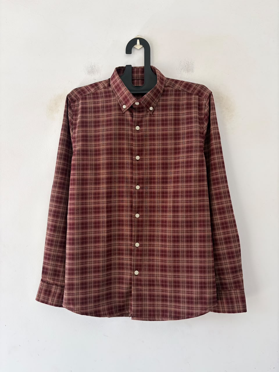 Merlot imp check shirt