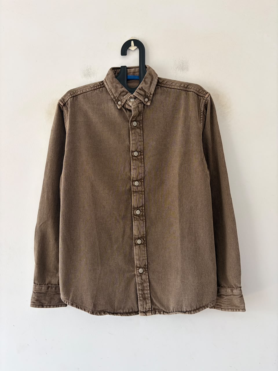 Mocha fade denim shirt