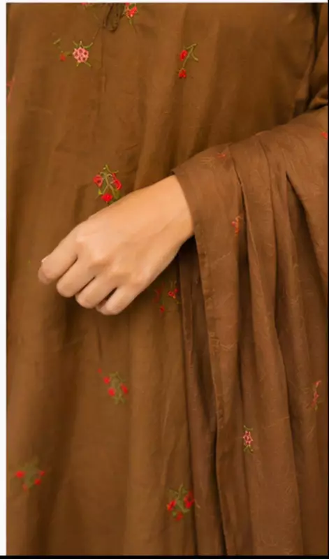 Nayanika Anarkali Kurta Set with Palazzo And Dupatta