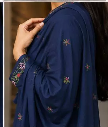 Nayanika Anarkali Kurta Set with Palazzo And Dupatta