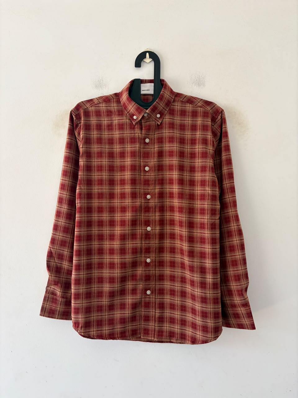 Rustic flame imp check shirt