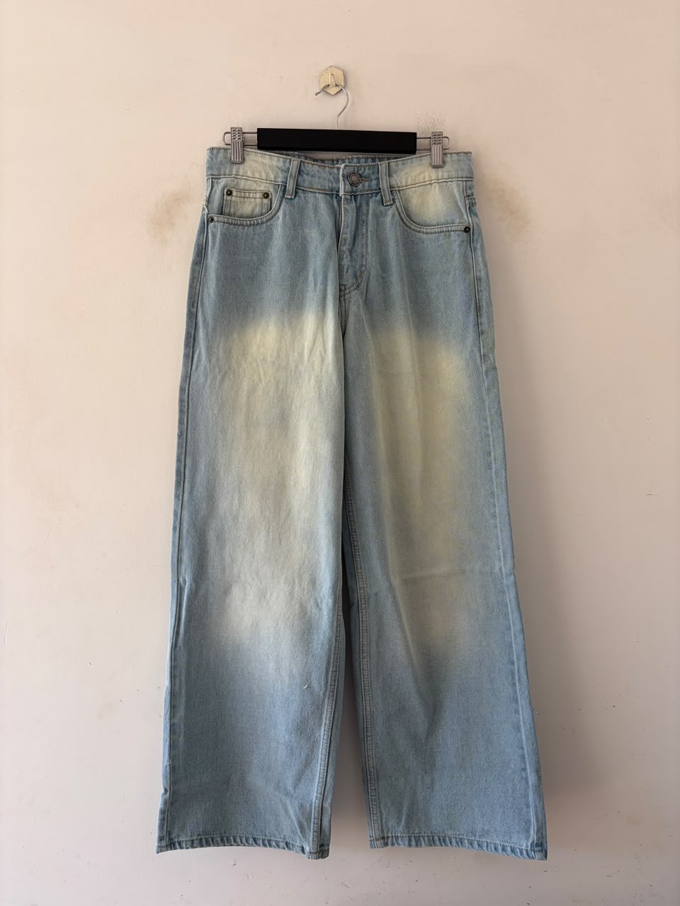 Cloud fade baggy jeans