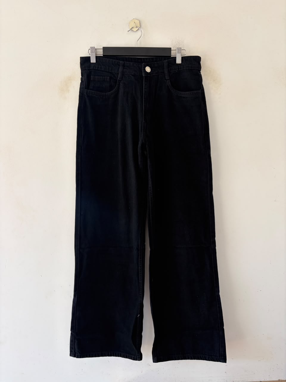 Obsidian black baggy jeans