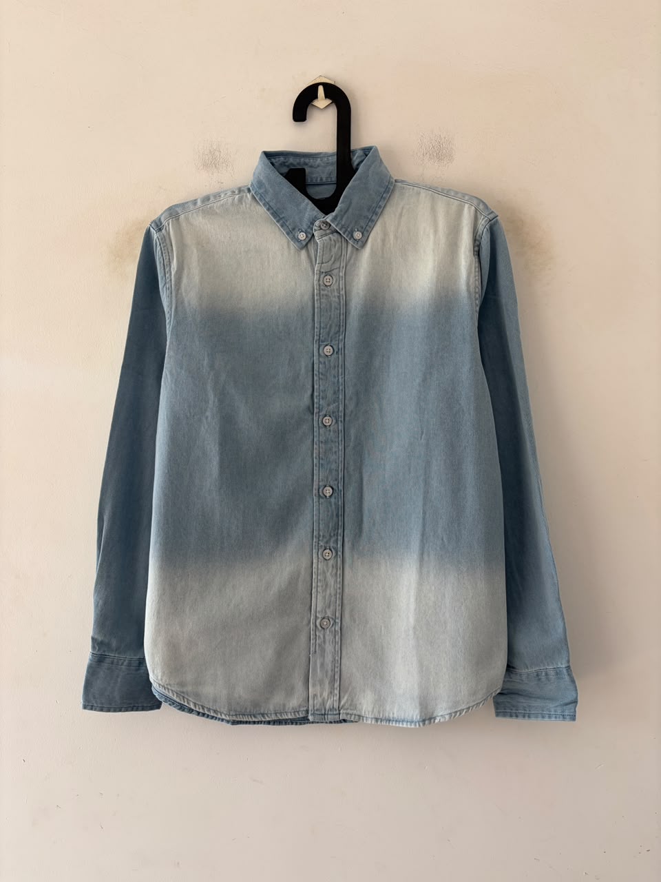 Coastal luxe denim shirt