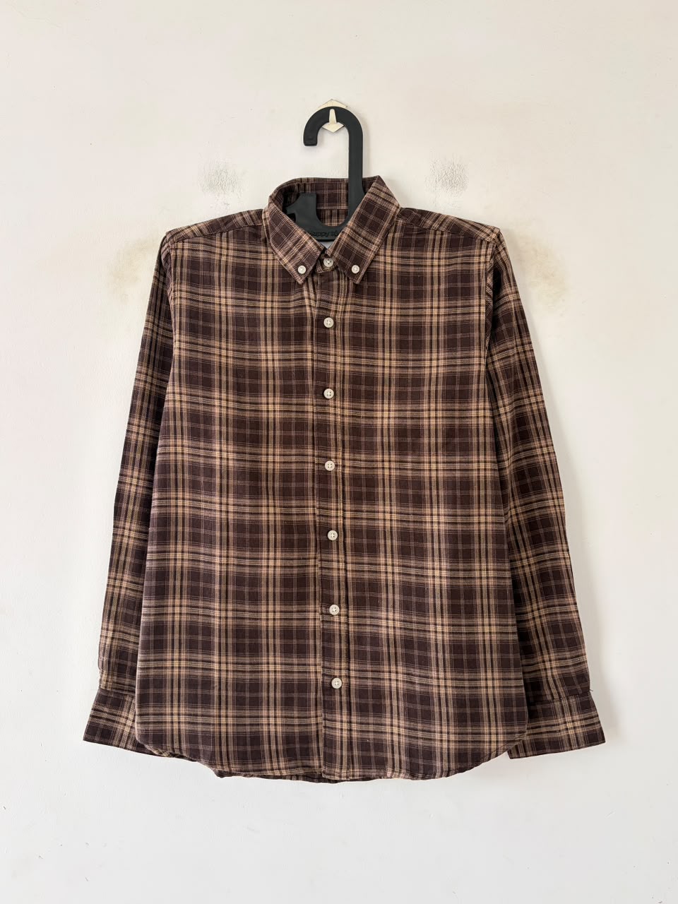Cocoa brown & sand flannels