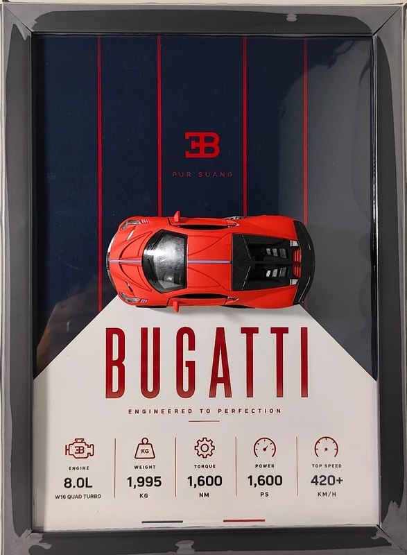 Bugatti-03, Die Cast Frame