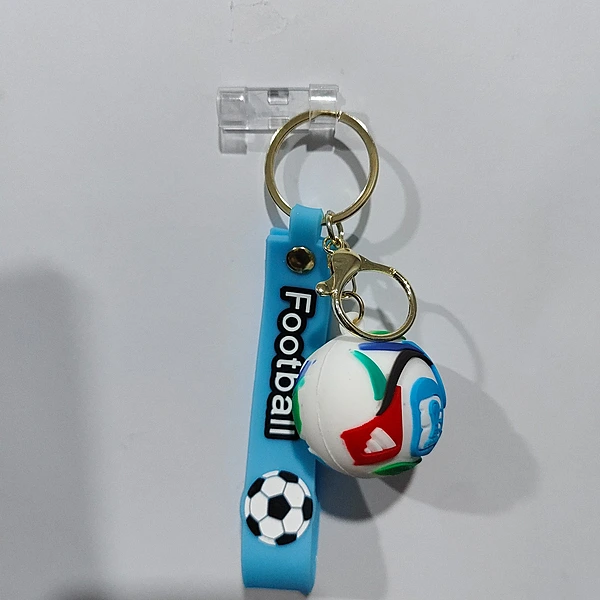 Football , Rubber Key Chain