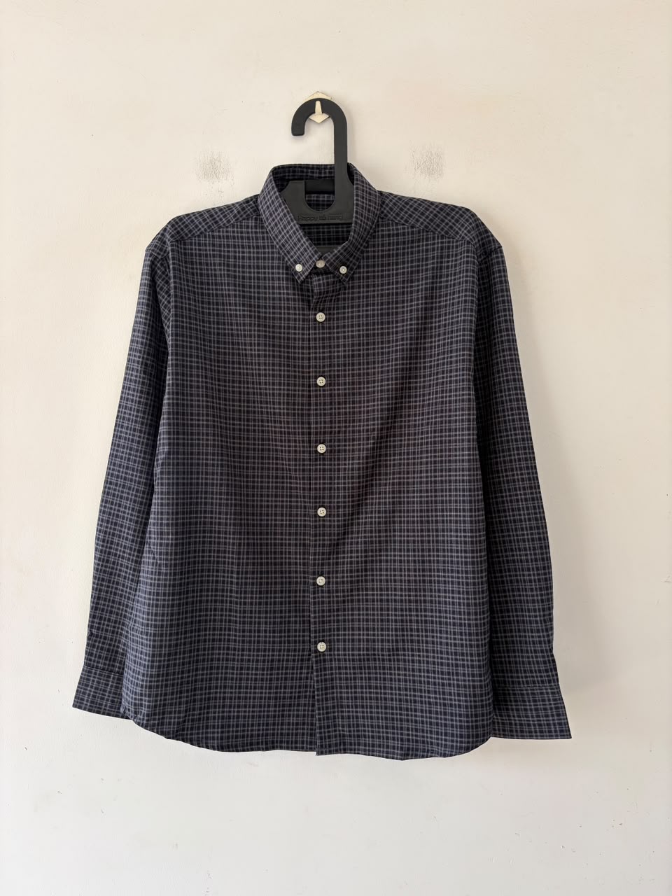 Urban navy imp check shirt