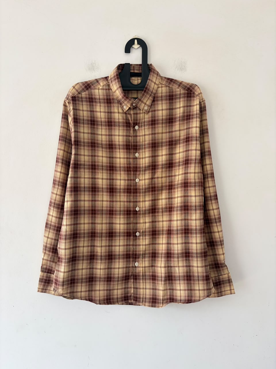Heritage neutral imp check shirt