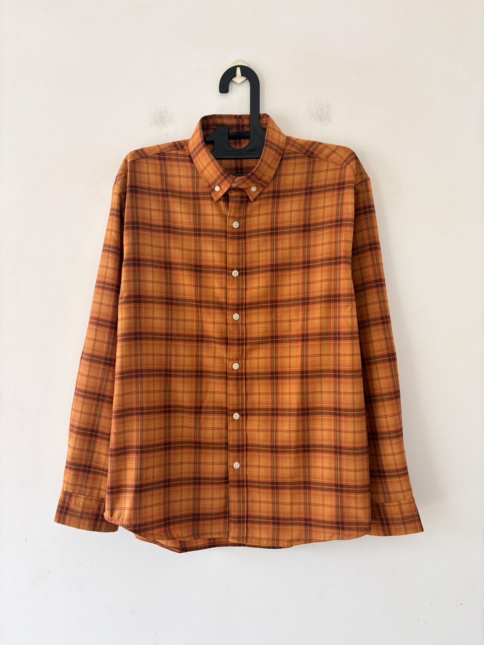Rustic tan imp check shirt