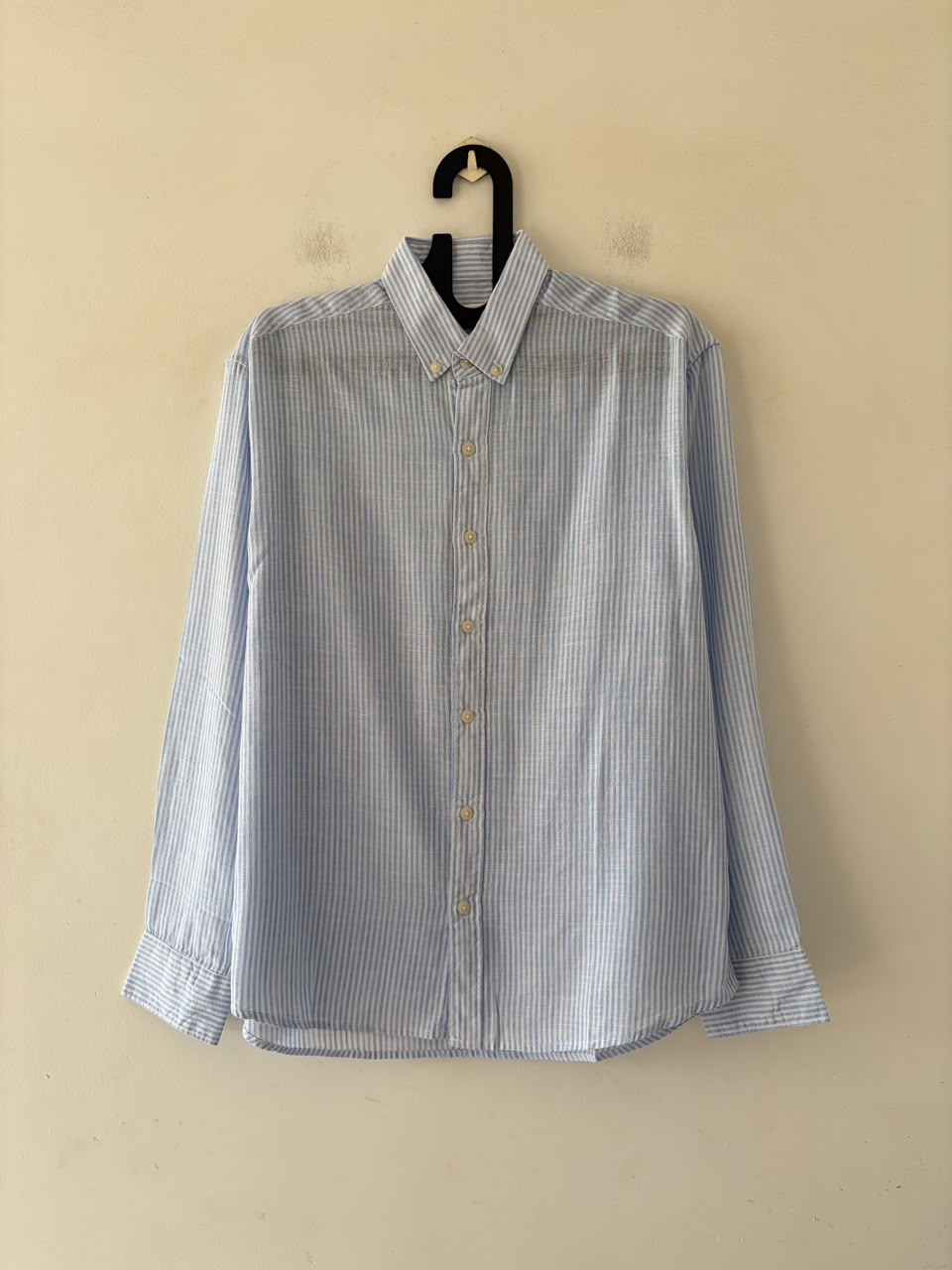 Coastal classic linen stripes shirt