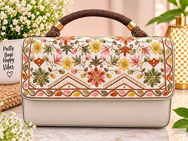 Beautiful Embroidered Women’s Handbag