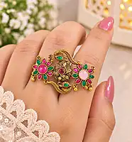Traditional-inspired statement ring