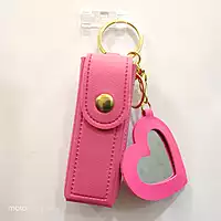 Lipstick Holder, Pink , Key Chain