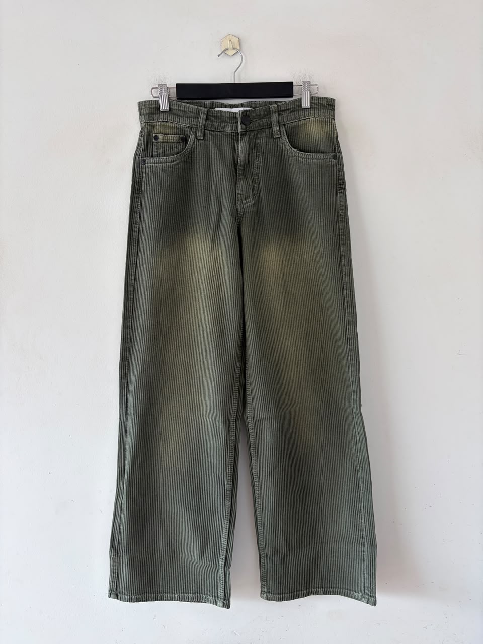 Mossline fade ribbed baggy
