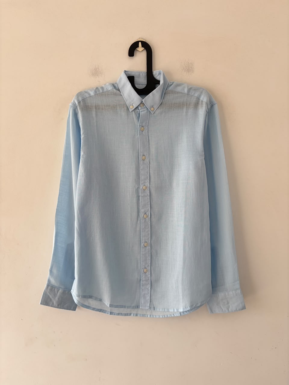 Coastal calm linen shirt