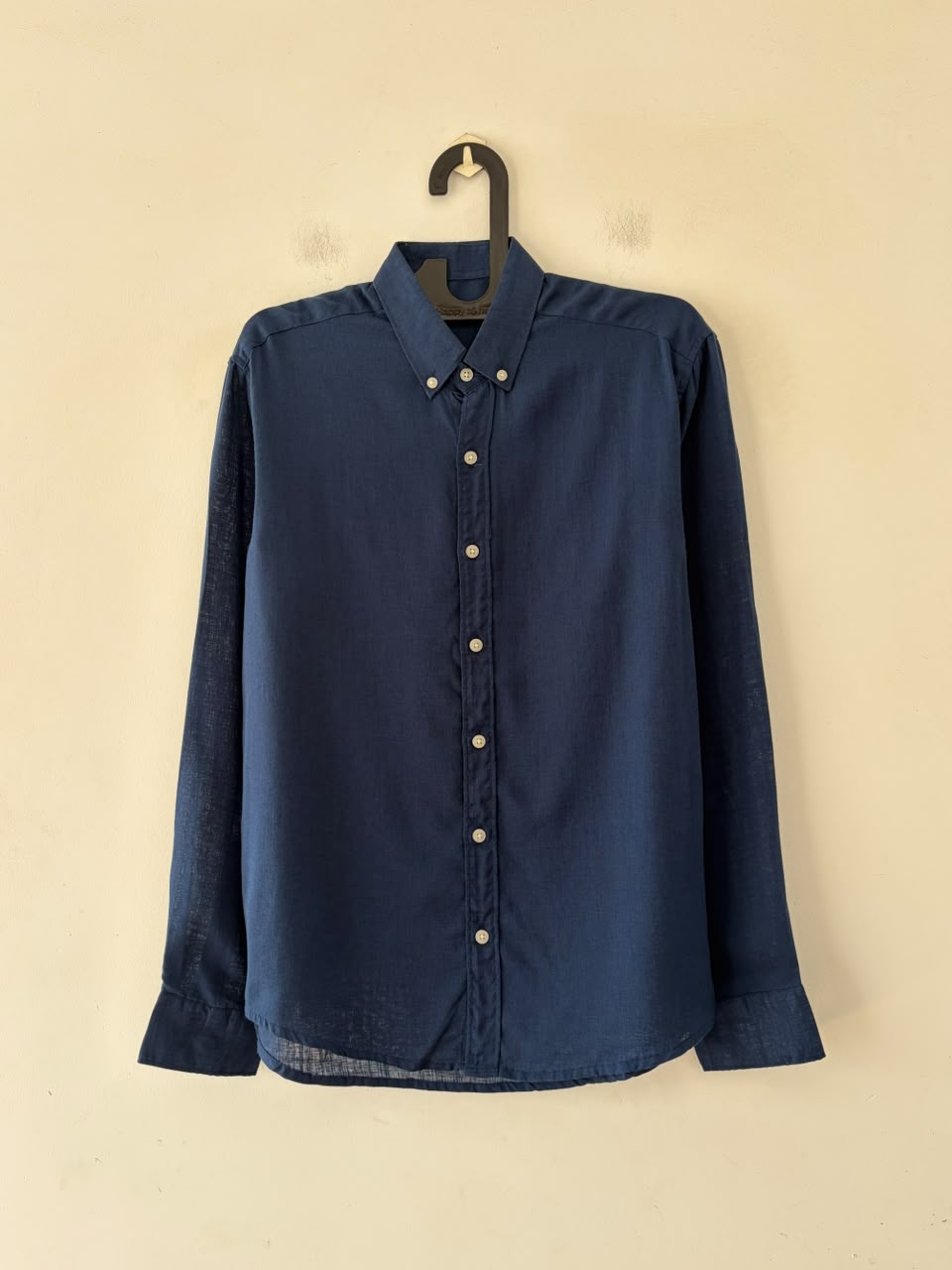 Vintage navy linen shirt