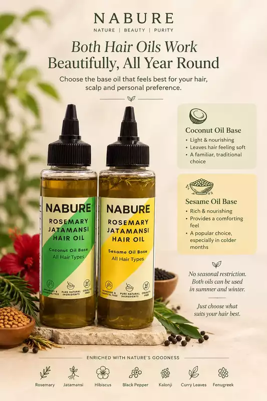 NABURE Rosemary Jatamansi Winter Hair Oil