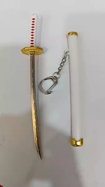 White & Red Mini Sword (Katana)