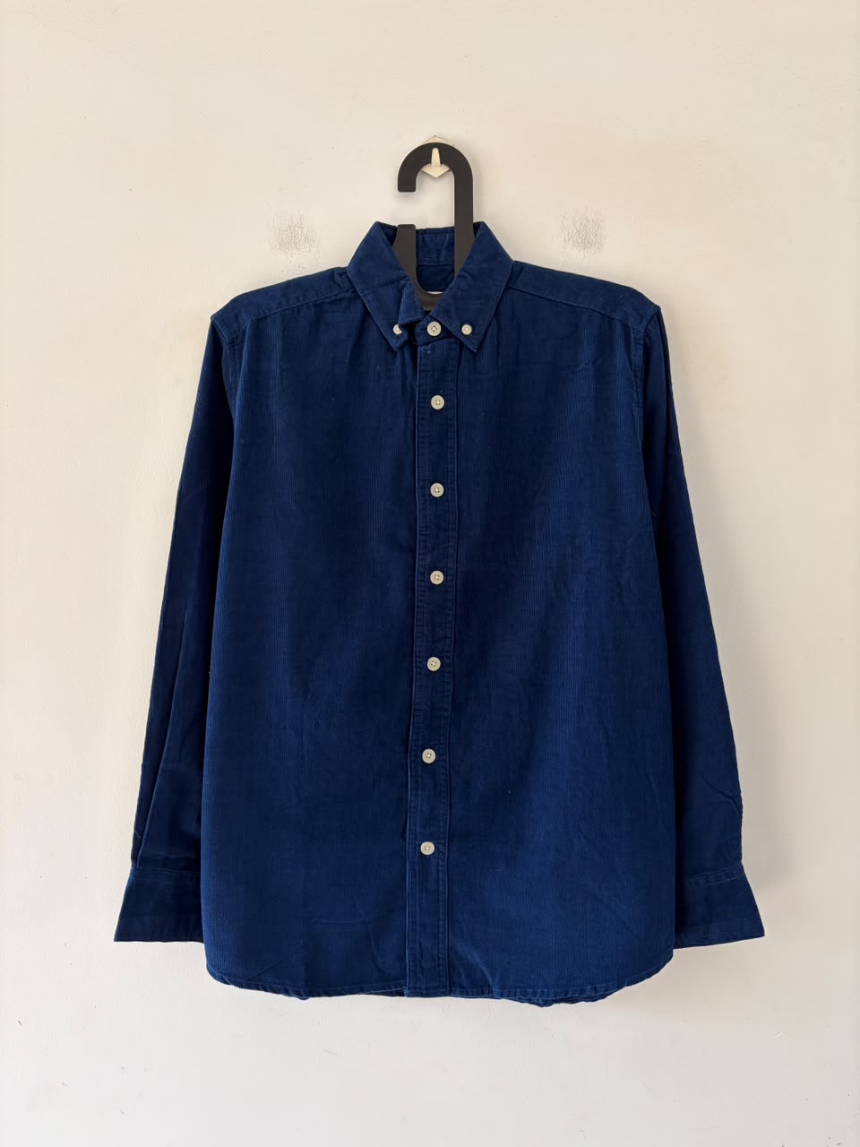 Imperial blue corduroy shirt