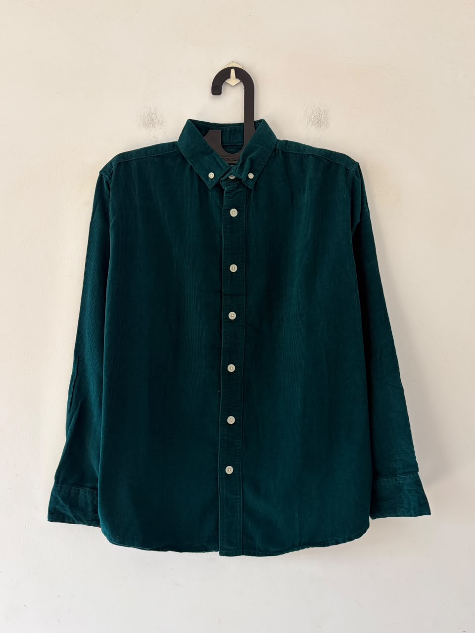 Emerald tide corduroy shirt
