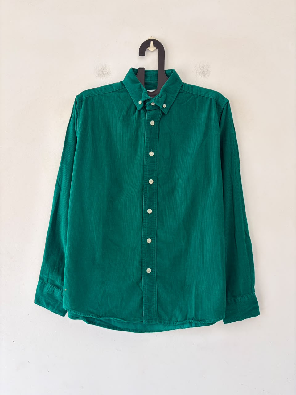 Verdant luxe corduroy shirt