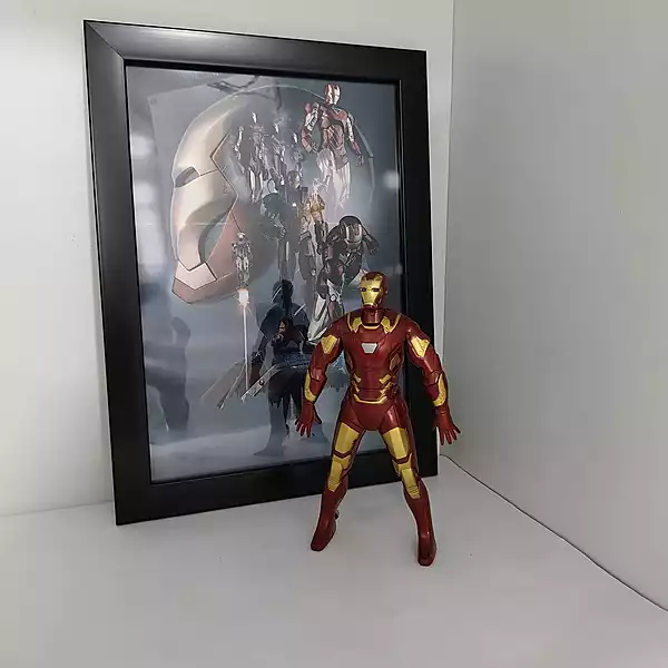 IRON MAN Die Cast Frame ! Size A4 !