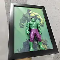 Hulk Die Cast Frame ! Size A4 !