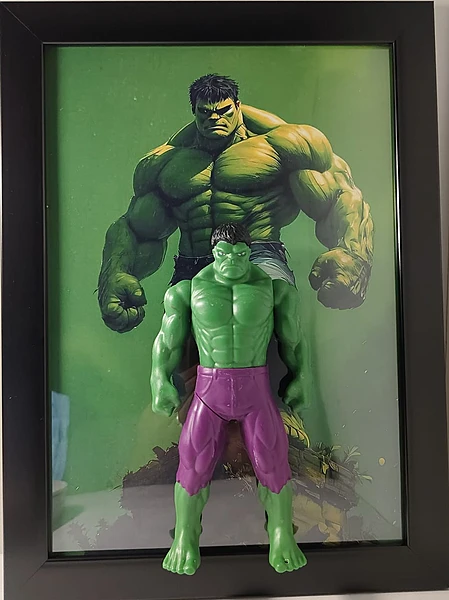 Hulk Die Cast Frame ! Size A4 !