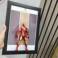 IRON MAN Detachable Die Cast Frame ! Size A4 !