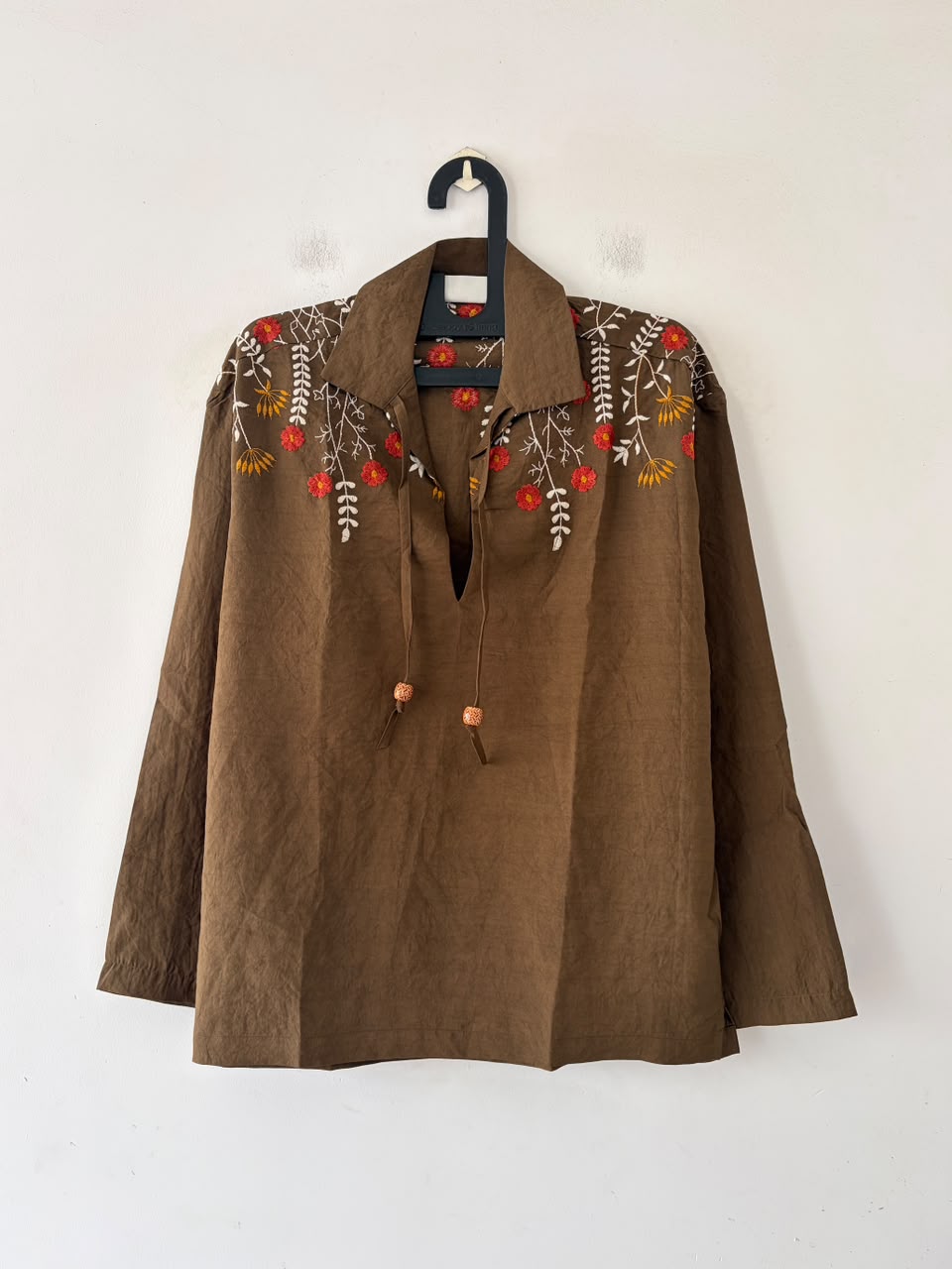 Rustic bloom embroidered kurta