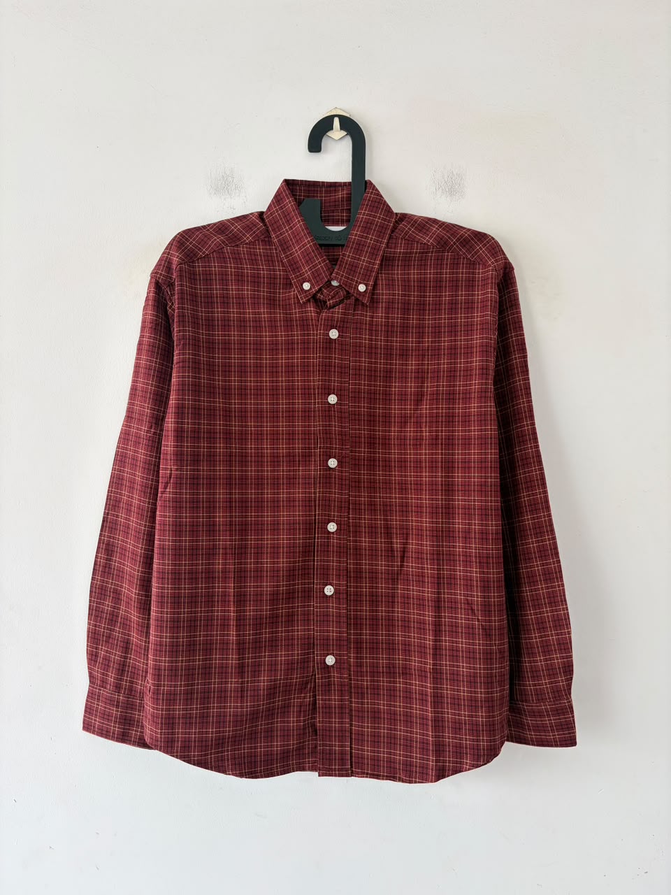 Terracotta luxe imp check shirt