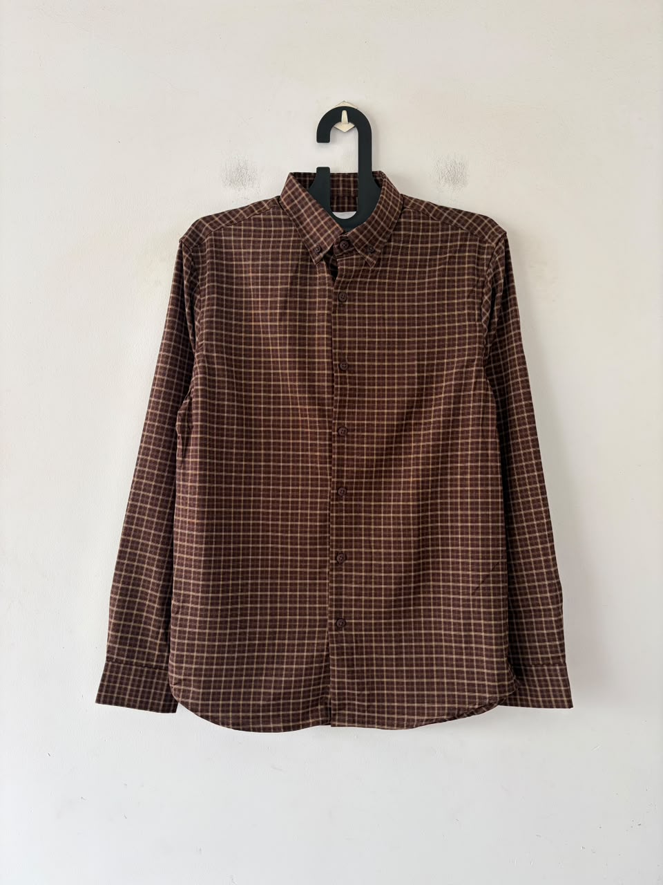 Walnut grid imp check shirt