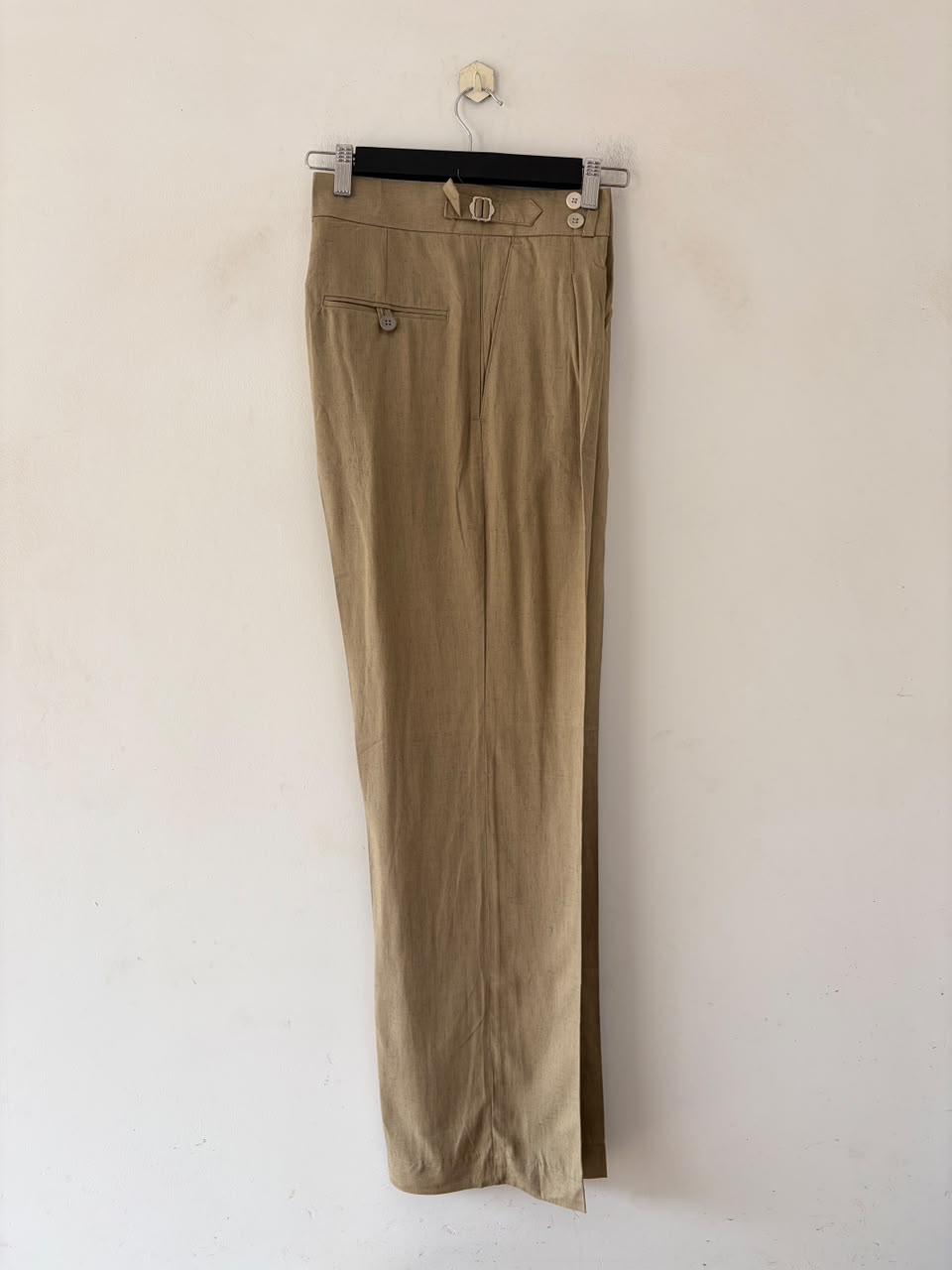 Sahara sand linen gurkha pants