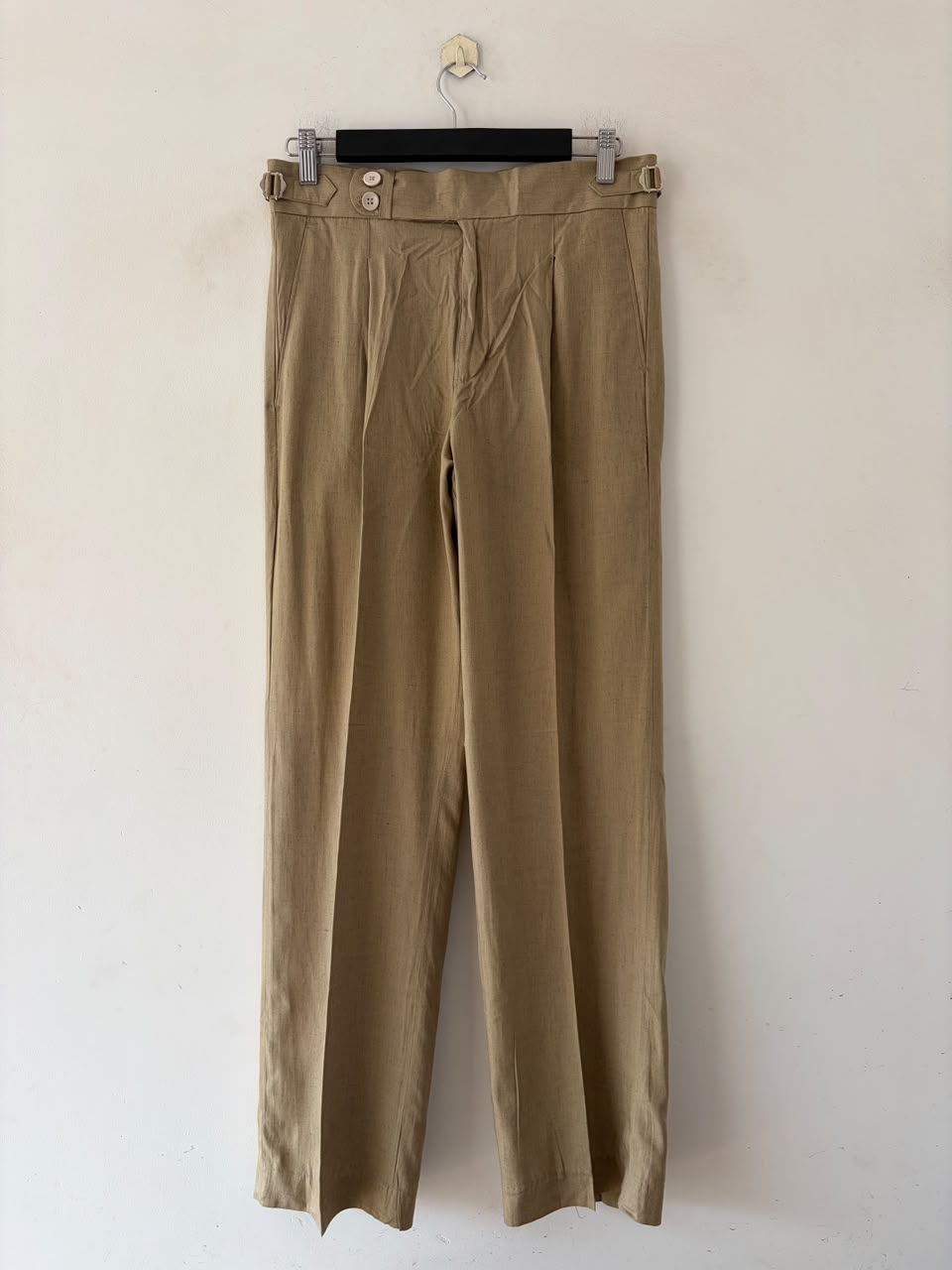 Sahara sand linen gurkha pants