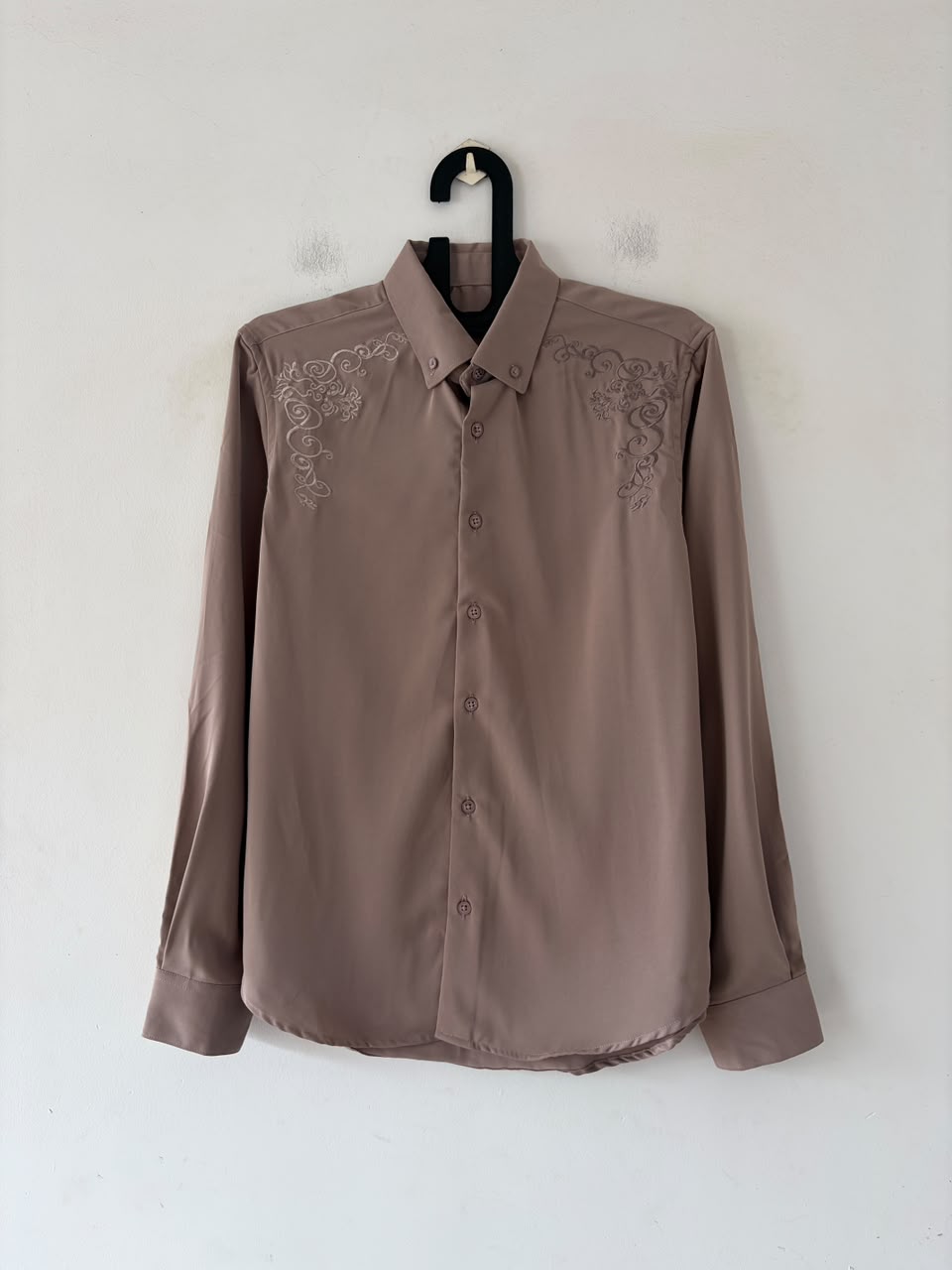 Mink royale embroidered shirt