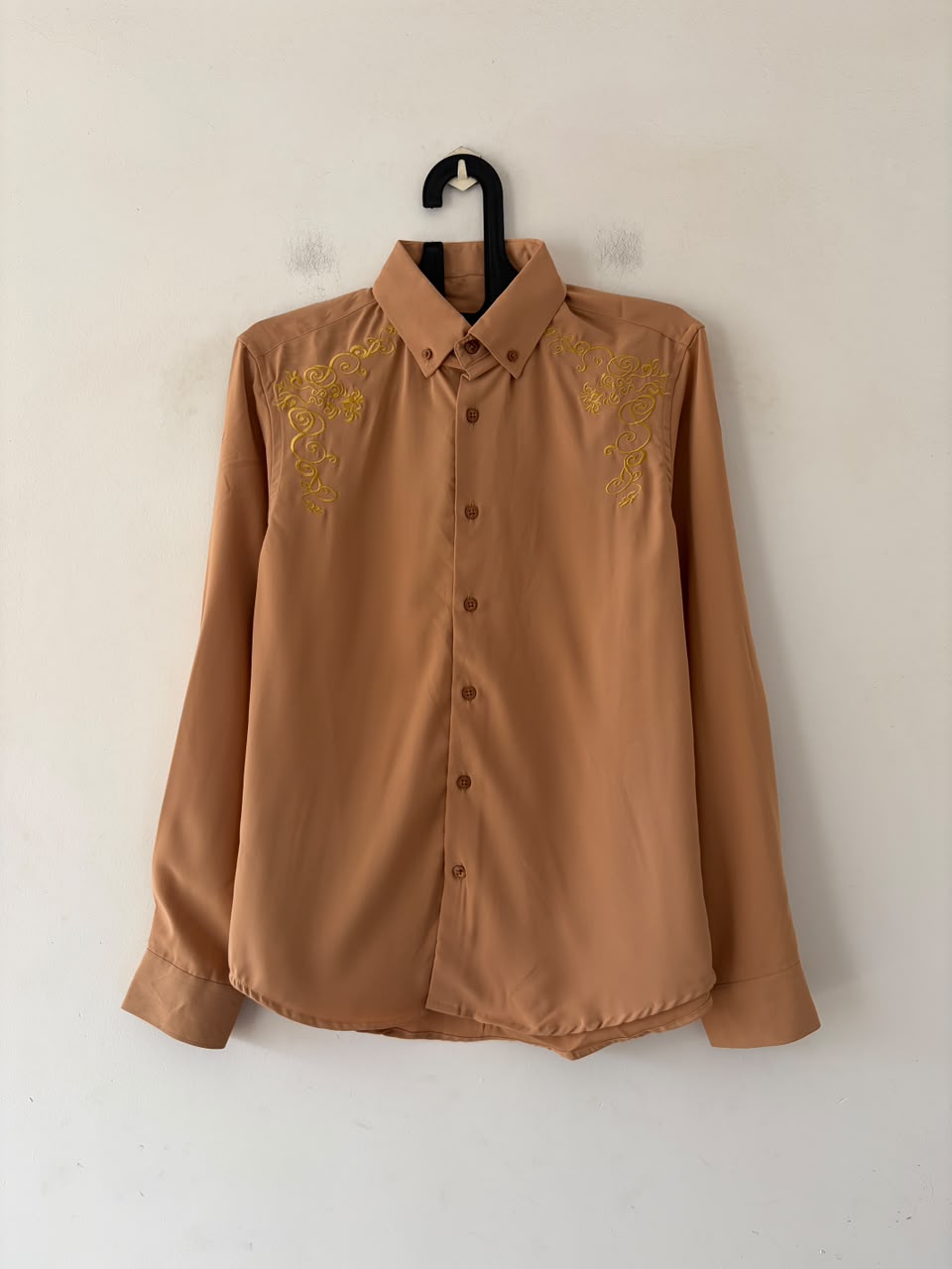 Golden dune embroidered shirt