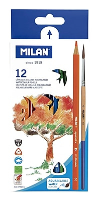 MILAN WATERCOLOR PENCIL 12C