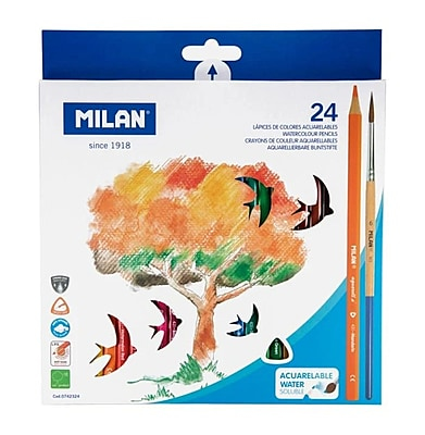 MILAN WATERCOLOR PENCIL 24C