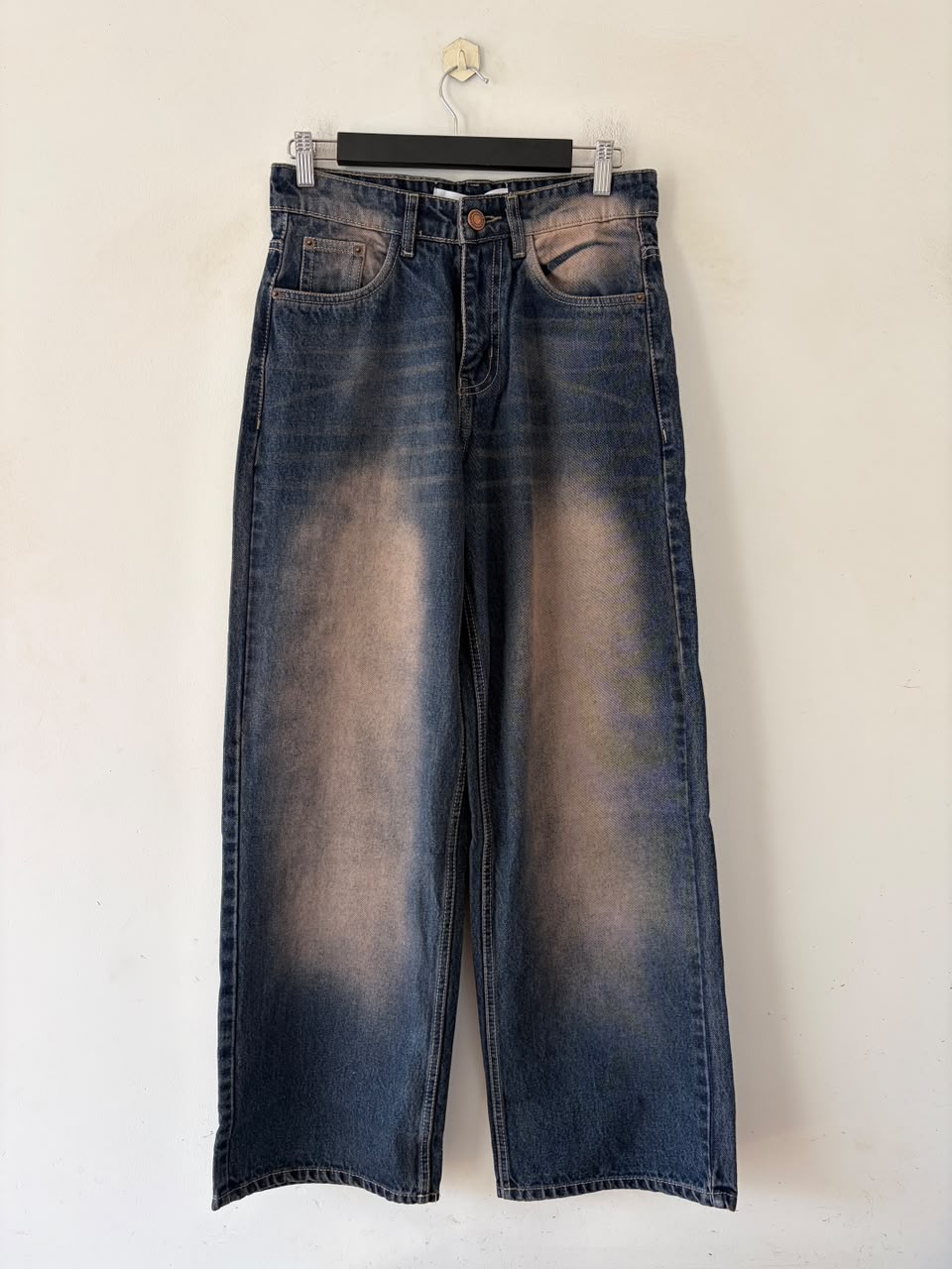 Purple haze whisker baggy jeans